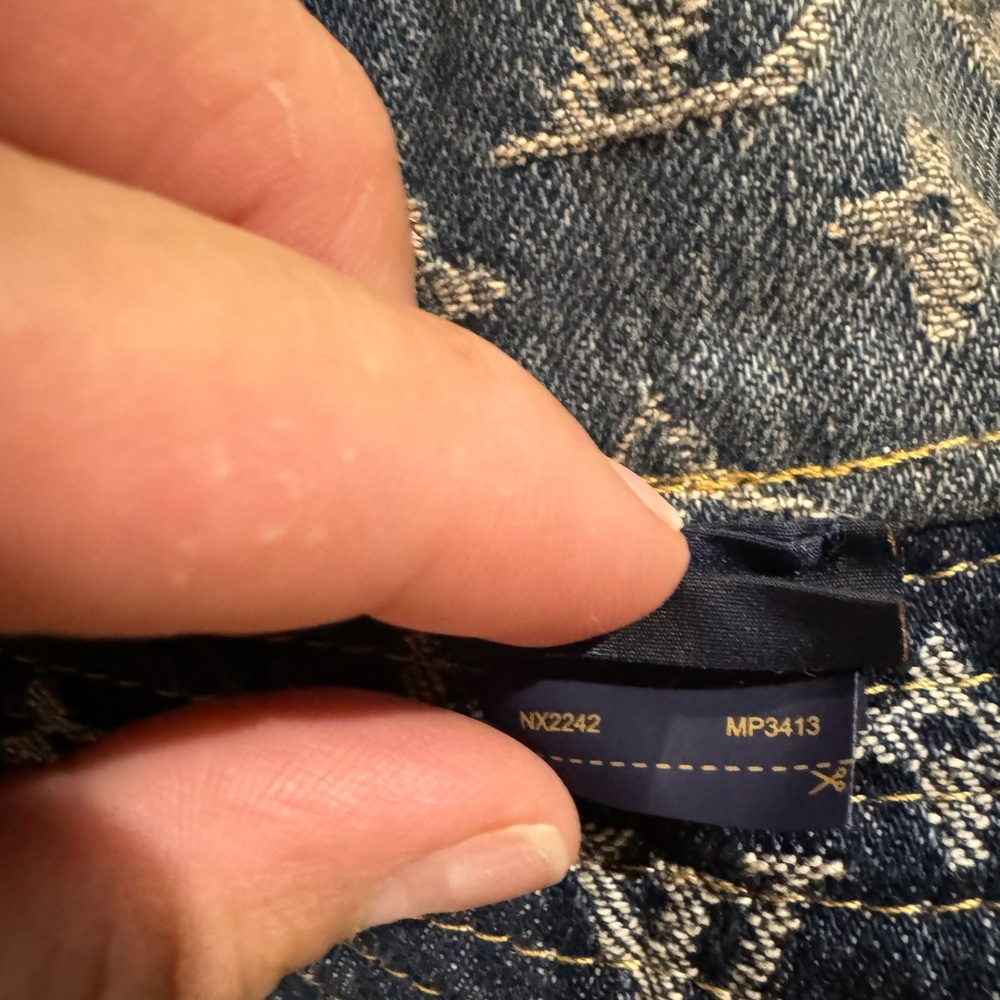 Louis Vuitton Multicolor Floral Bucket Hat Reversible denim print - Picture 7 of 11